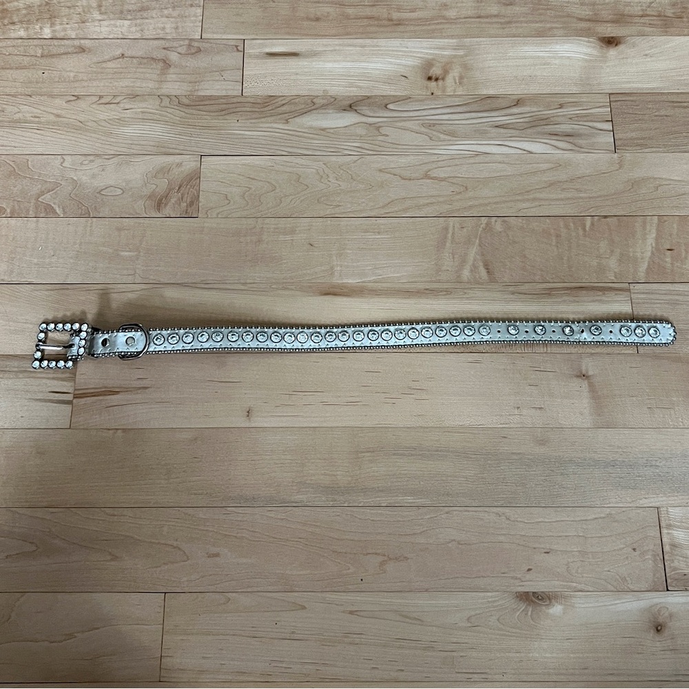 Rhinestone Large Dog Collar